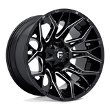 Fuel 1PC D769 22X12 8X6.5 G-BLK-MILL -44MM Wheels