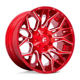 Fuel 1PC TWITCH 22X10 8X6.5 125.2 CRM -18MM Wheels
