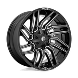 Fuel 1PC TYPHOON 22X10 8X6.5 125.2 NBL -18MM Wheels