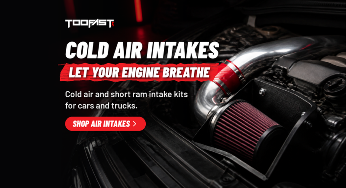 Too Fast Auto Parts cold air and short ram intake kits