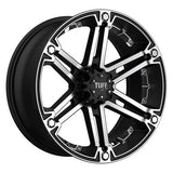 Tuff TU T01 20X9 6X139 -13 108 F-BLK MCH CHR Wheels