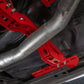 UMI Performance 78-88 GM G-Body Modular Adjustable Transmission Crossmember - Red