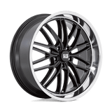 US Mag 1PC SANTA CRUZ 22X9 5X5.0 78.1 BL 15MM Wheels