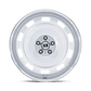 US Mag 1PC SCOTTSDALE 20X8.5 6X5.5 106 +1 SLVR-DIA Wheels
