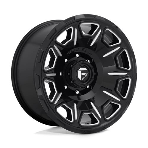 Fuel 1PC D688 20X10 8X6.5 GL-BLK-MIL -18MM Wheels