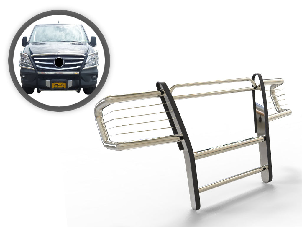 Vanguard Stainless Steel Front Guards Brush Guards Bumper Guard for 2007-2009 dodge sprinter 2500 nan