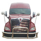 Vanguard Polished Chrome Front Guards Brush Guards Bumper Guard for 2011-2016 kenworth t700 nan
