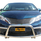 Vanguard Stainless Steel Front Guards Front Runners Bumper Guard for 2011-2017 toyota sienna nan