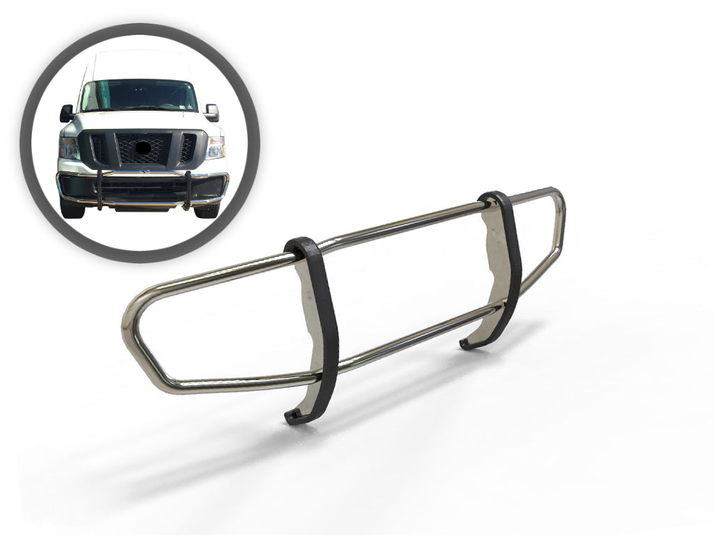Vanguard Stainless Steel Front Guards Front Runners Bumper Guard for 2012-2021 nissan nv2500 nan