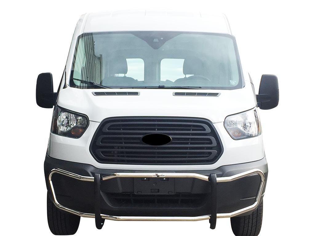 Vanguard Stainless Steel Front Guards Front Runners Bumper Guard for 2015-2024 ford transit-350 hd nan