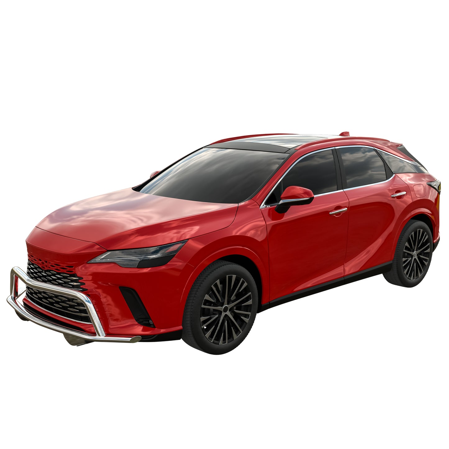 Vanguard Stainless Steel Front Guards Front Runners Bumper Guard for 2023-2025 lexus rx350 nan