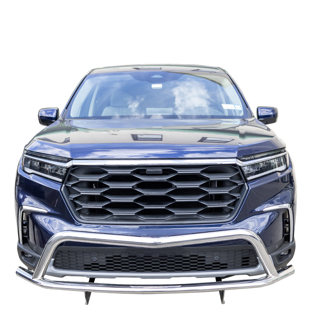 Vanguard Stainless Steel Front Guards Front Runners Bumper Guard for 2023-2024 honda pilot nan