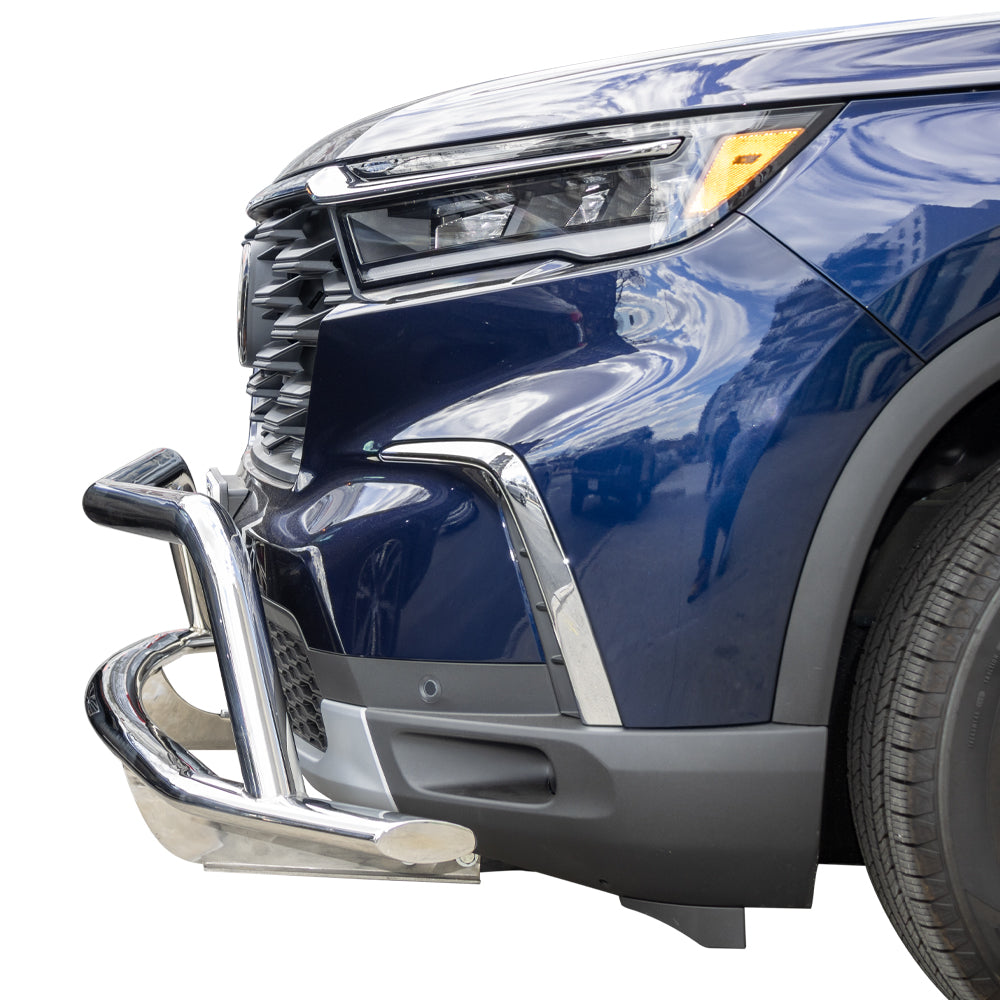 Vanguard Stainless Steel Front Guards Front Runners Bumper Guard for 2023-2024 honda pilot nan