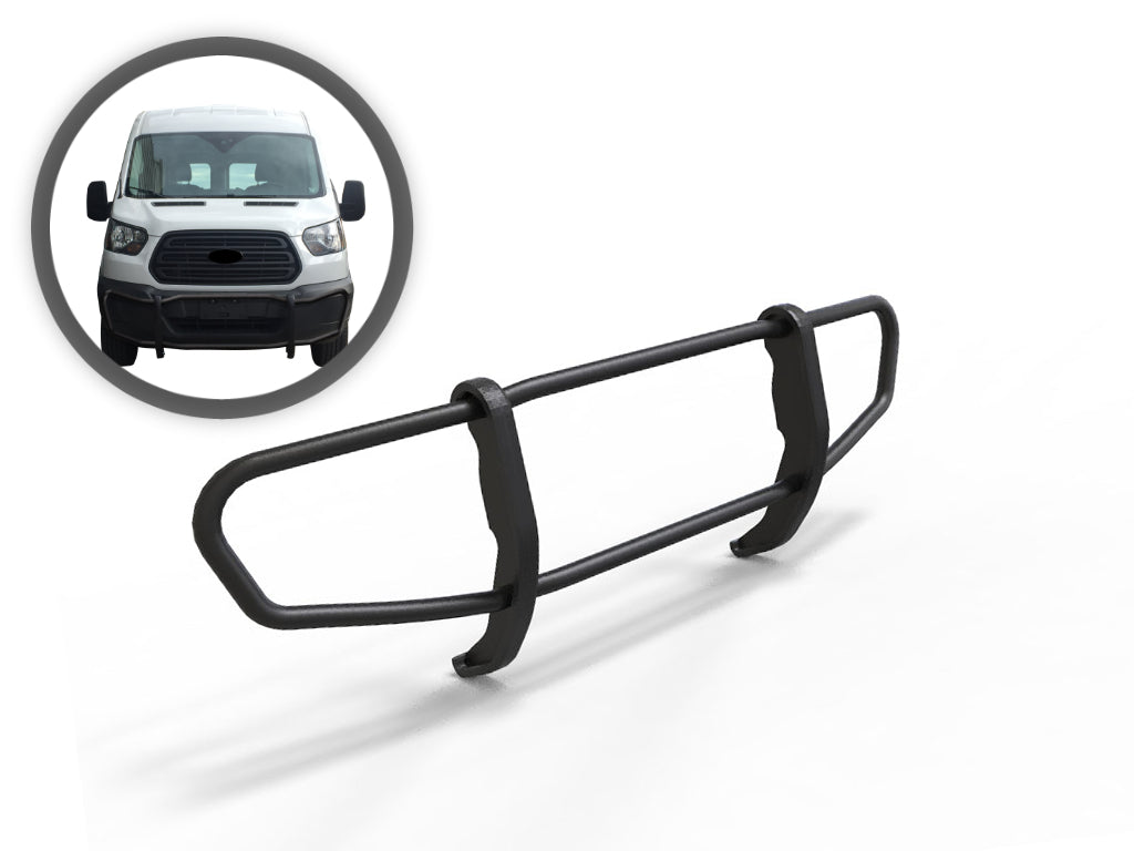 Vanguard Black Powdercoat Front Guards Front Runners Bumper Guard for 2015-2024 ford transit-250 nan