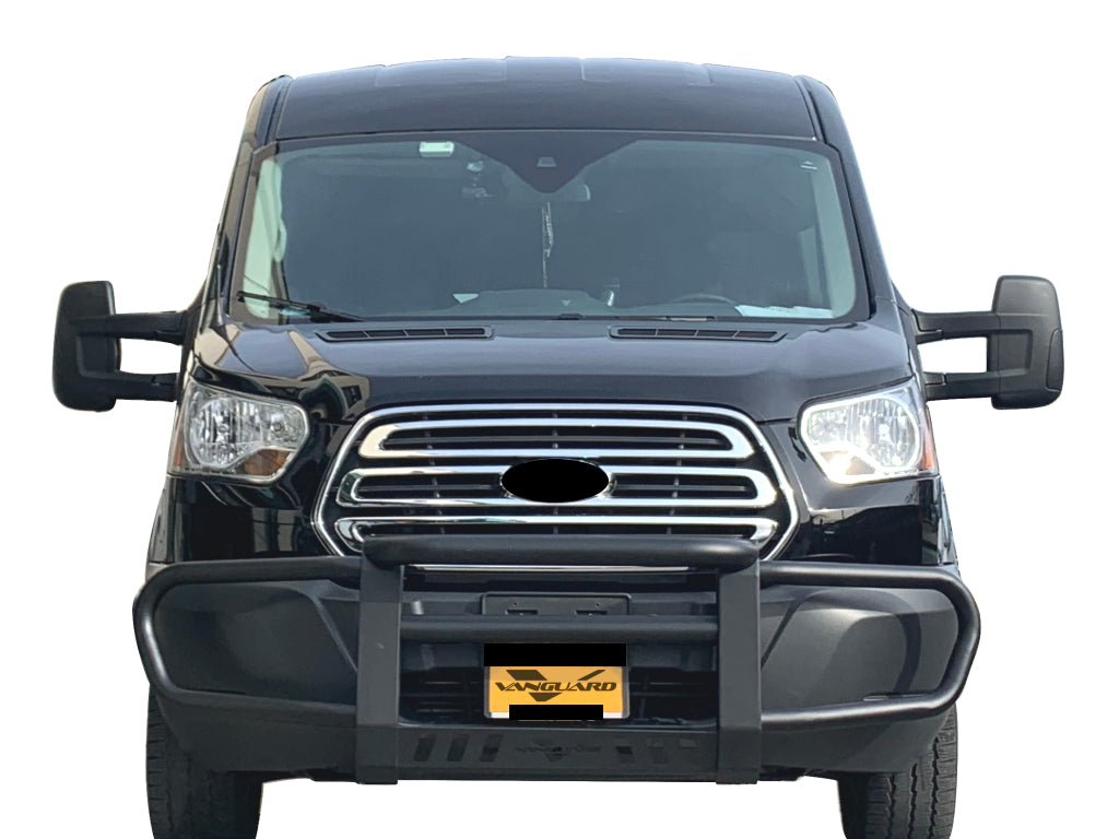 Vanguard Black Powdercoat Front Guards Front Runners Bumper Guard for 2015-2024 ford transit-350 nan