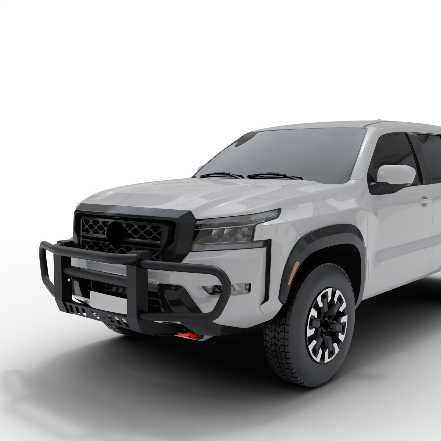 Vanguard Black Powdercoat Front Guards Front Runners Bumper Guard for 2005-2024 nissan frontier nan