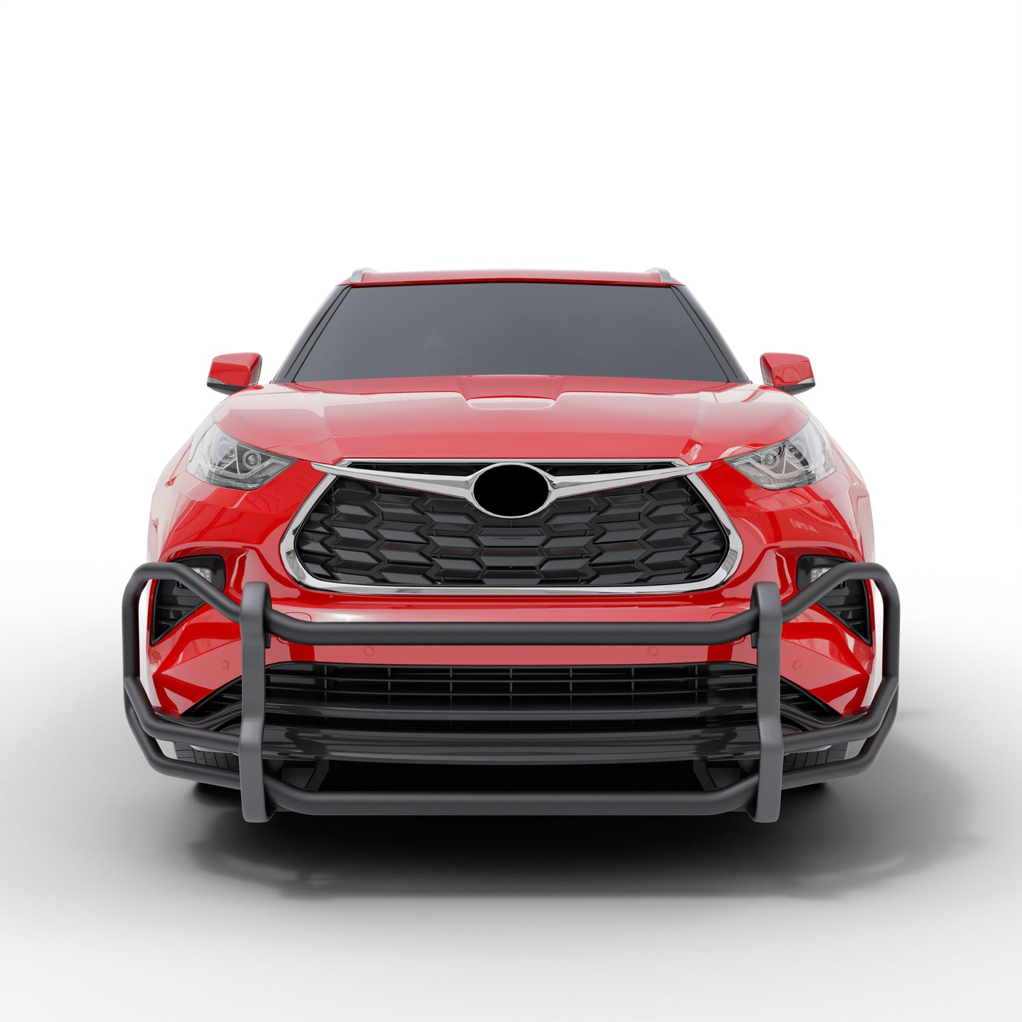 Vanguard Black Powdercoat Front Guards Front Runners Bumper Guard for 2020-2024 toyota highlander nan