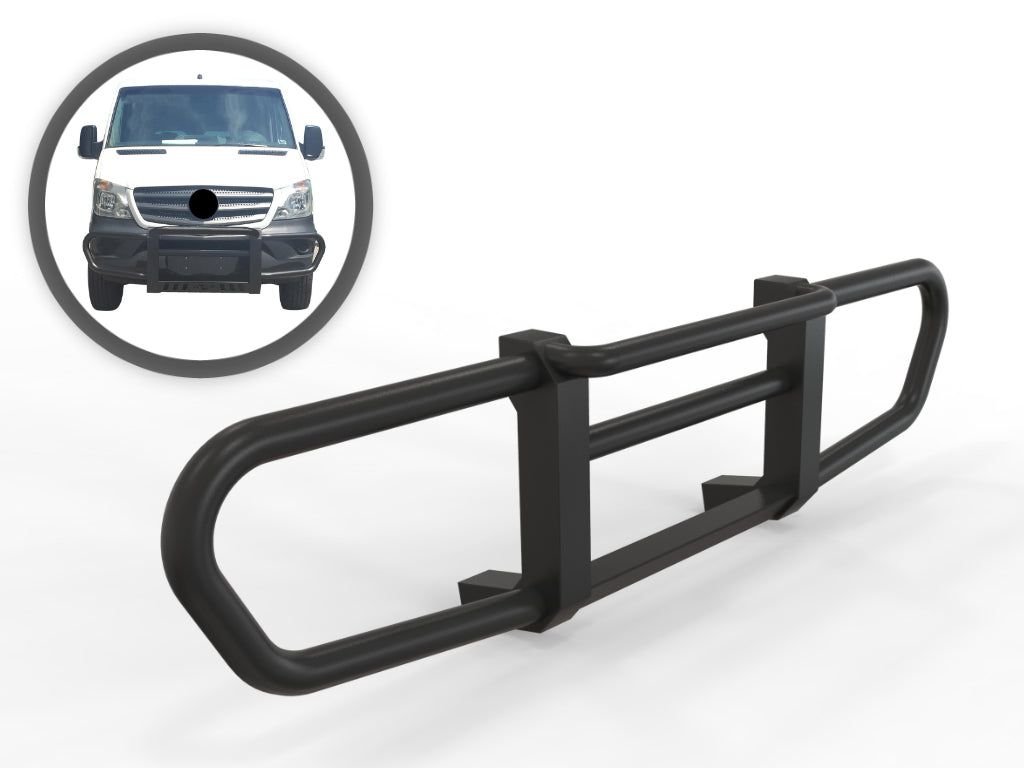 Vanguard Black Powdercoat Front Guards Front Runners Bumper Guard for 2014-2024 ram promaster 1500 nan