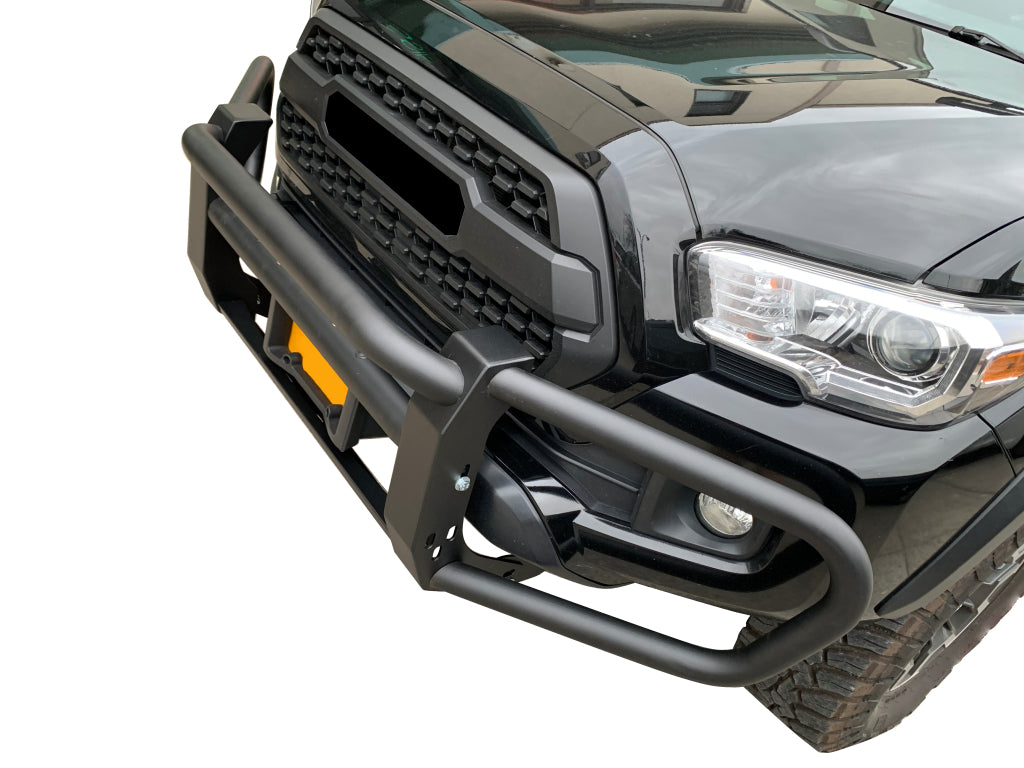 Vanguard Black Powdercoat Front Guards Front Runners Bumper Guard for 2016-2023 toyota tacoma nan