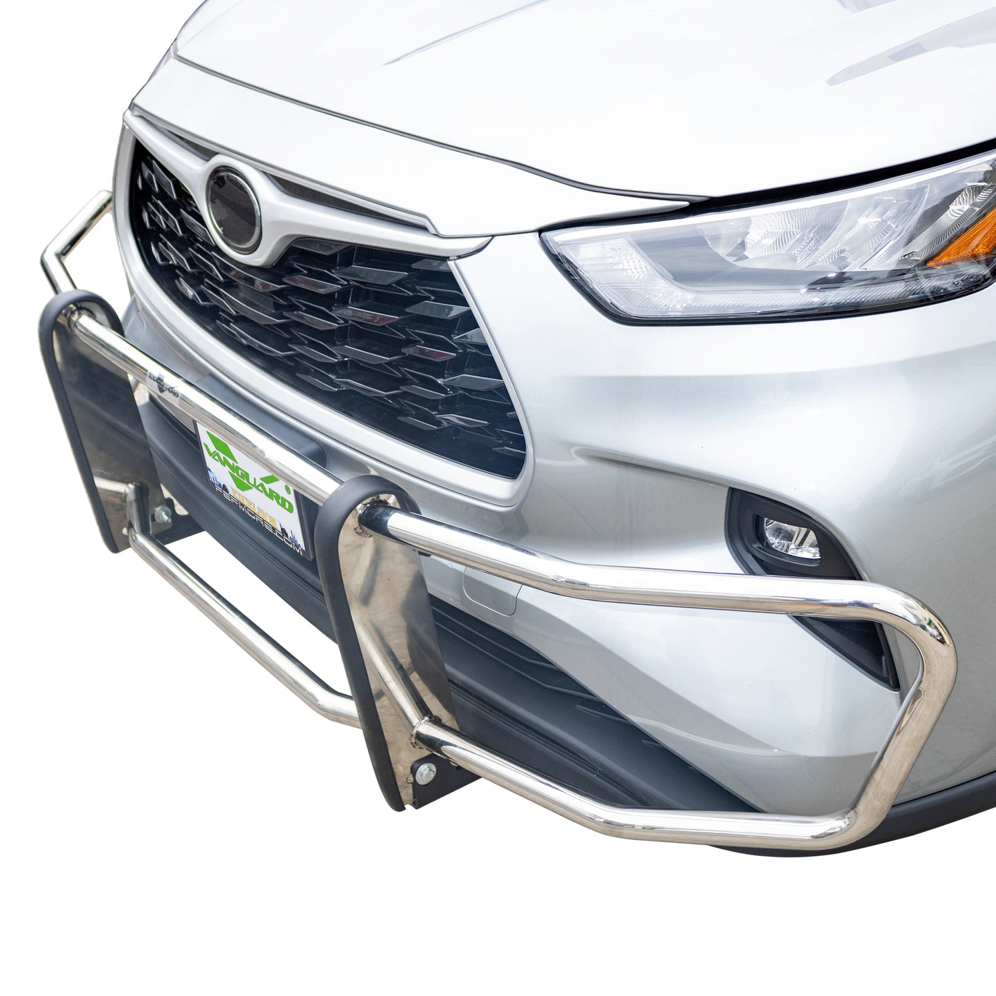 Vanguard Stainless Steel Front Guards Front Runners Bumper Guard for 2021-2025 toyota sienna nan