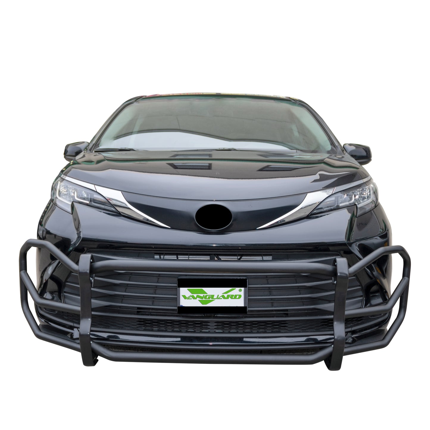 Vanguard Black Powdercoat Front Guards Front Runners Bumper Guard for 2021-2024 toyota sienna nan