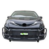 Vanguard Black Powdercoat Front Guards Front Runners Bumper Guard for 2021-2024 toyota sienna nan