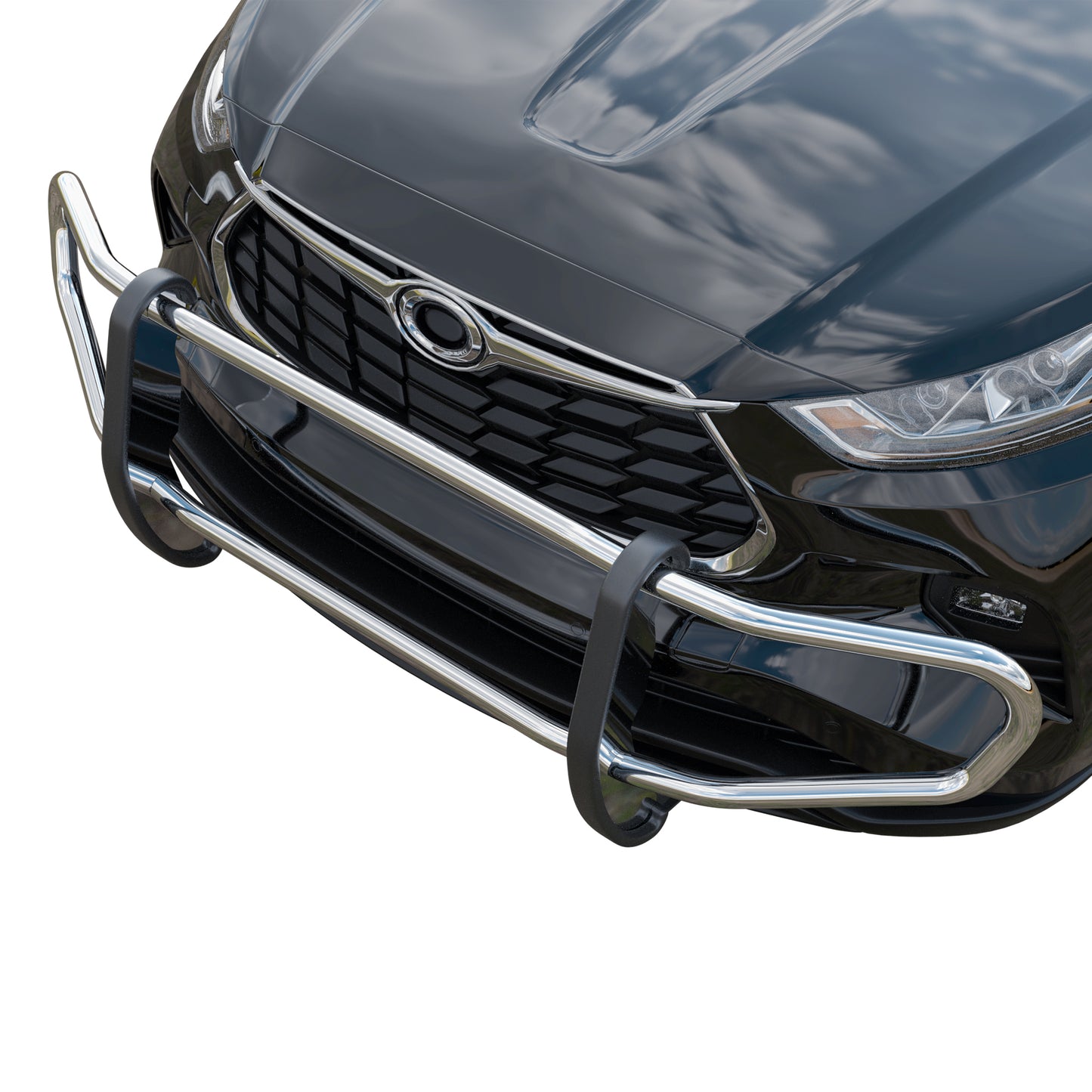 Vanguard Stainless Steel Front Guards Front Runners Bumper Guard for 2020-2024 toyota highlander nan