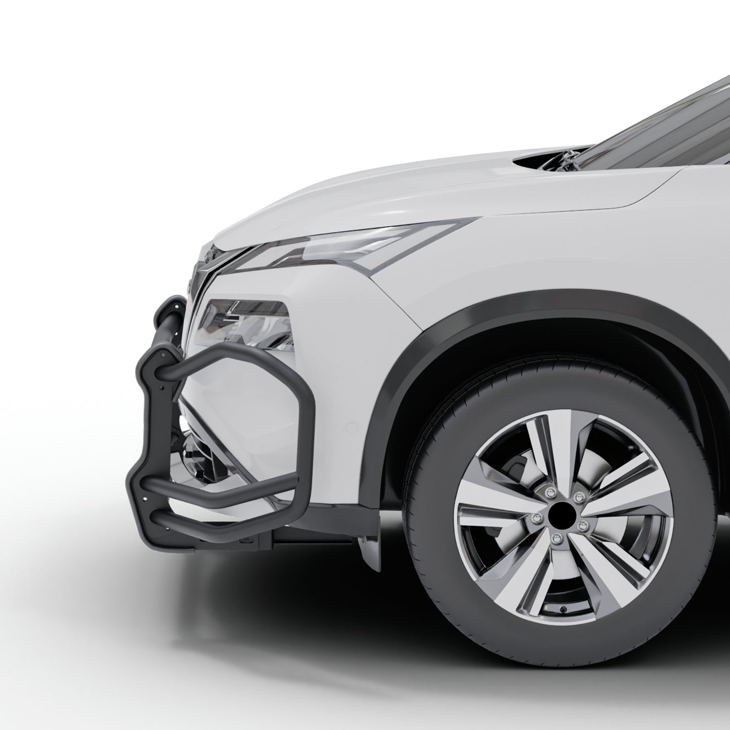 Vanguard Black Powdercoat Front Guards Front Runners Bumper Guard for 2021-2024 nissan rogue nan