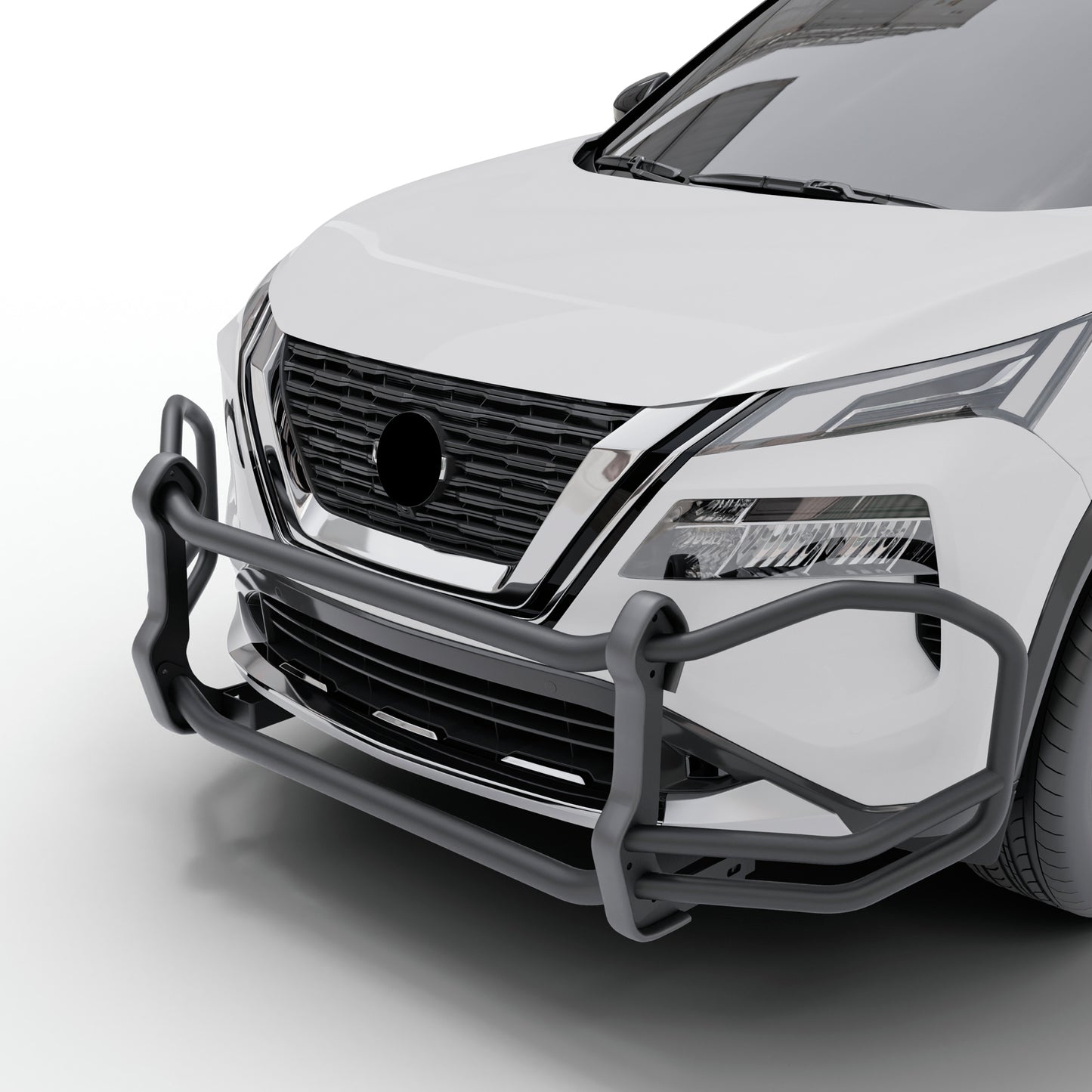 Vanguard Black Powdercoat Front Guards Front Runners Bumper Guard for 2021-2024 nissan rogue nan