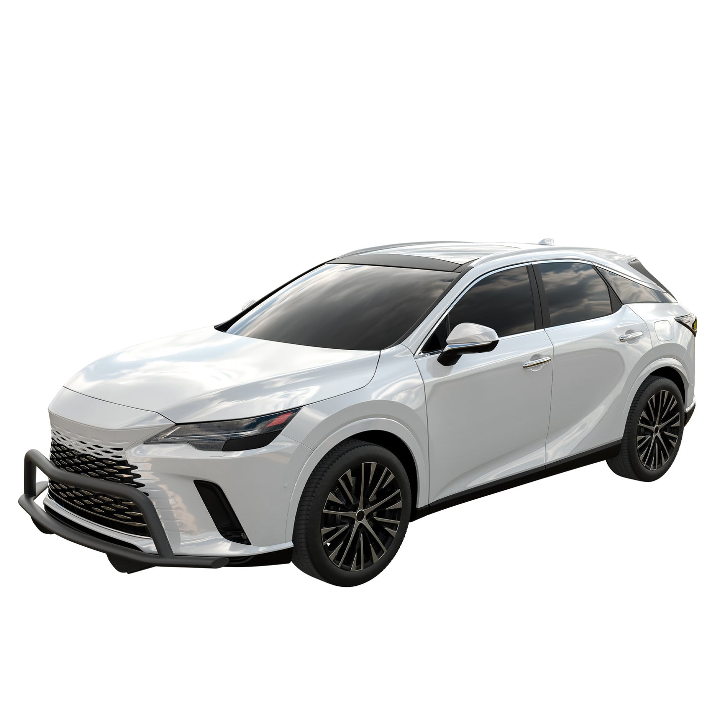 Vanguard Black Powdercoat Front Guards Front Runners Bumper Guard for 2023-2025 lexus rx350 nan