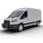 Vanguard Black Powdercoat Front Guards Front Runners Bumper Guard for 2015-2024 ford transit-250 nan