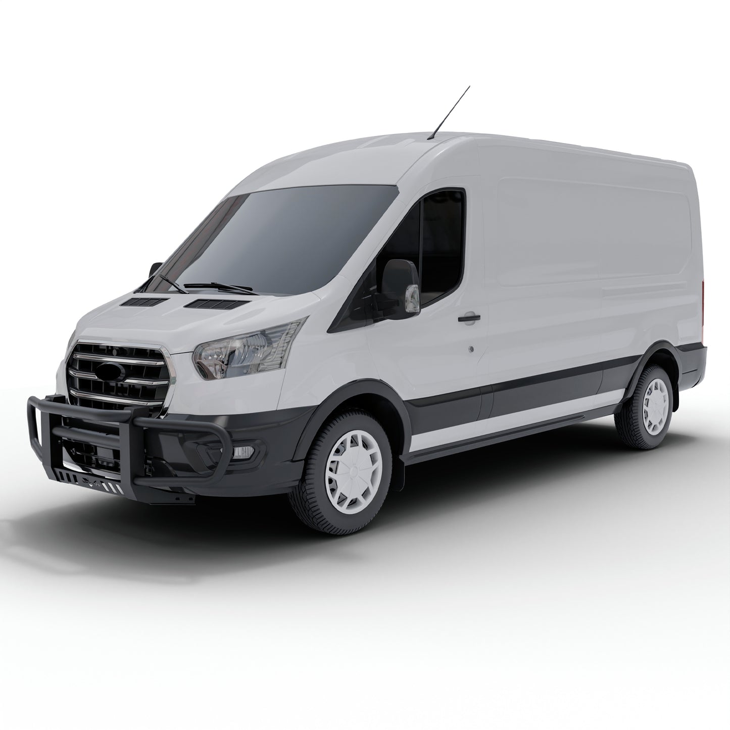 Vanguard Black Powdercoat Front Guards Front Runners Bumper Guard for 2015-2024 ford transit-350 nan