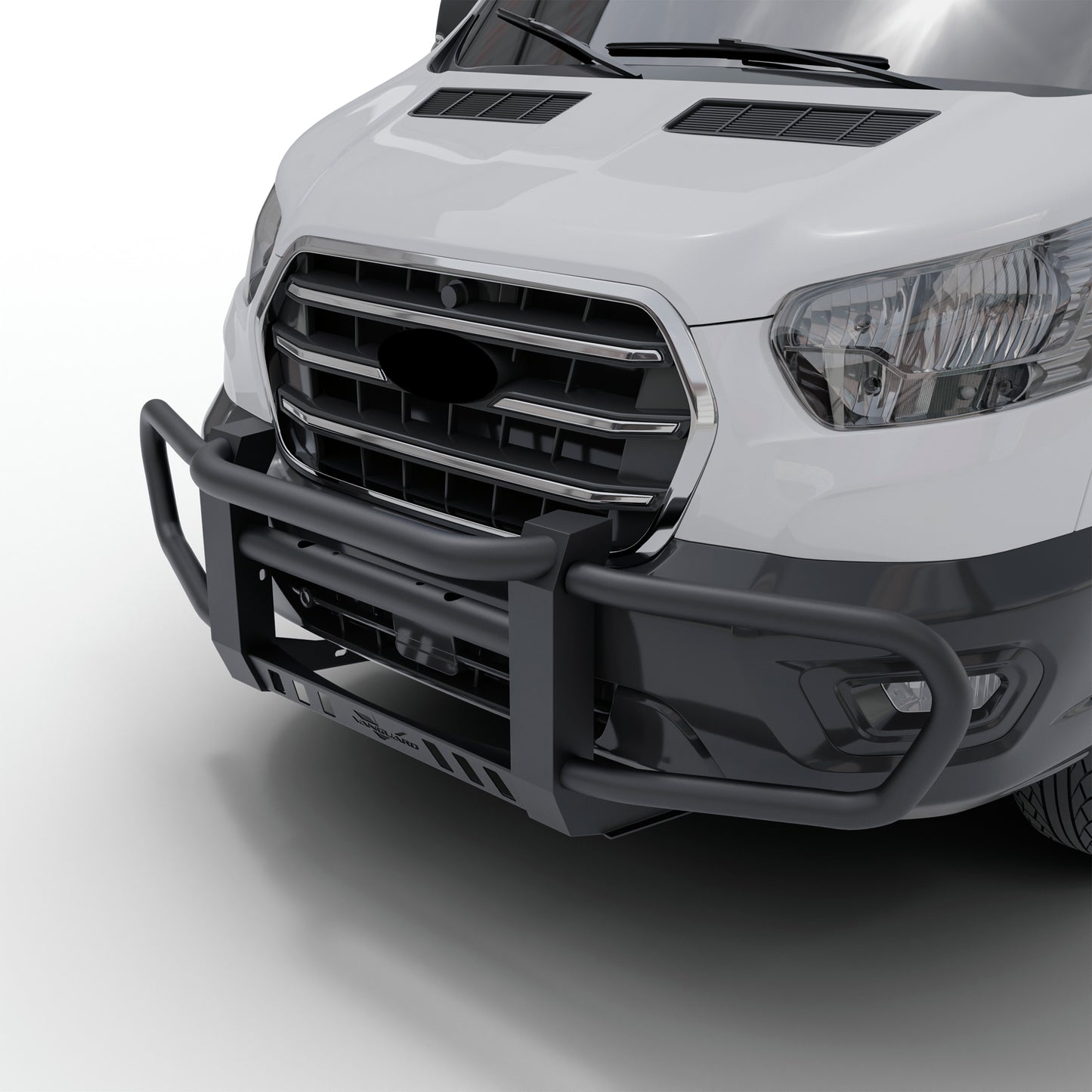 Vanguard Black Powdercoat Front Guards Front Runners Bumper Guard for 2015-2024 ford transit-350 nan