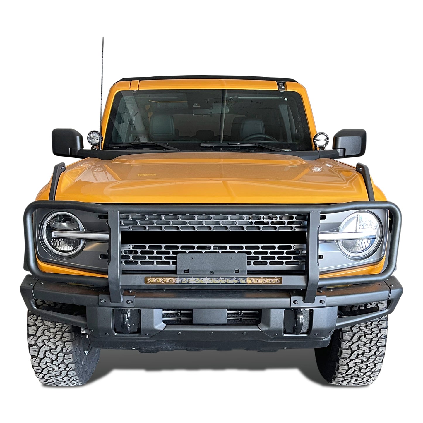Vanguard Black Powdercoat Front Guards Brush Guards Bumper Guard for 2021-2024 ford bronco nan