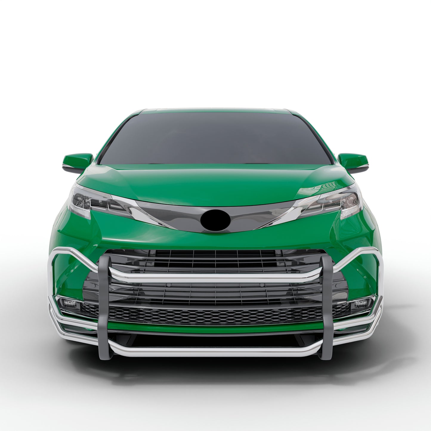 Vanguard Stainless Steel Front Guards Front Runners Bumper Guard for 2021-2024 toyota sienna nan