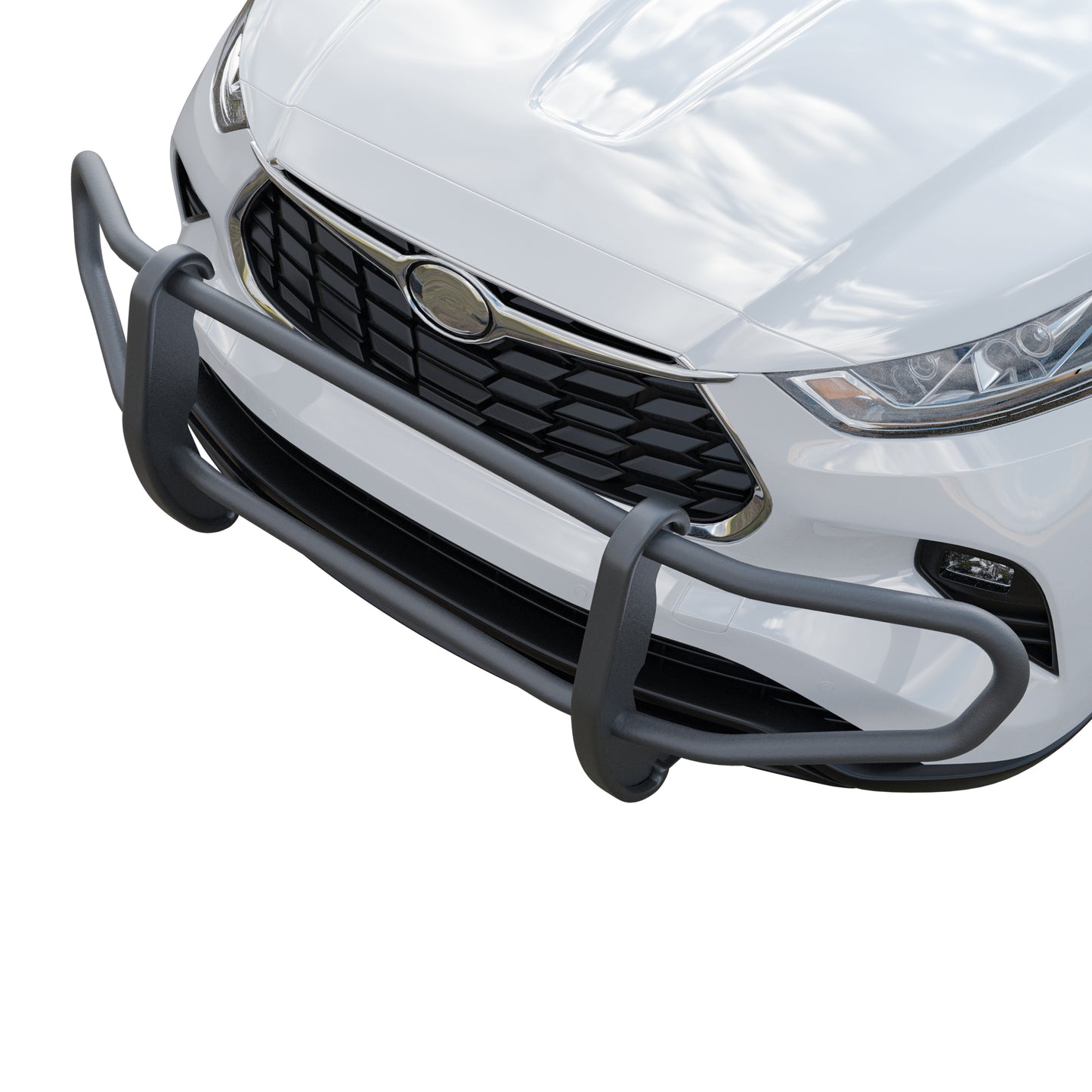 Vanguard Black Powdercoat Front Guards Front Runners Bumper Guard for 2020-2024 toyota highlander nan