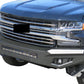 Vanguard Black Powdercoat Heavy Duty Bumpers And Grilles Front Bumpers Bumper for 2019-2025 chevrolet silverado 1500 nan
