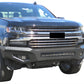 Vanguard Black Powdercoat Heavy Duty Bumpers And Grilles Front Bumpers Bumper for 2019-2025 chevrolet silverado 1500 nan