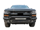 Vanguard Black Powdercoat Heavy Duty Bumpers And Grilles Front Bumpers Bumper for 2016-2018 chevrolet silverado 1500 nan