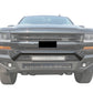 Vanguard Black Powdercoat Heavy Duty Bumpers And Grilles Front Bumpers Bumper for 2016-2018 chevrolet silverado 1500 nan