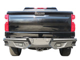 Vanguard Black Powdercoat Heavy Duty Bumpers And Grilles Rear Bumpers Bumper for 2014-2018 chevrolet silverado 1500 nan