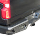 Vanguard Black Powdercoat Heavy Duty Bumpers And Grilles Rear Bumpers Bumper for 2014-2018 chevrolet silverado 1500 nan