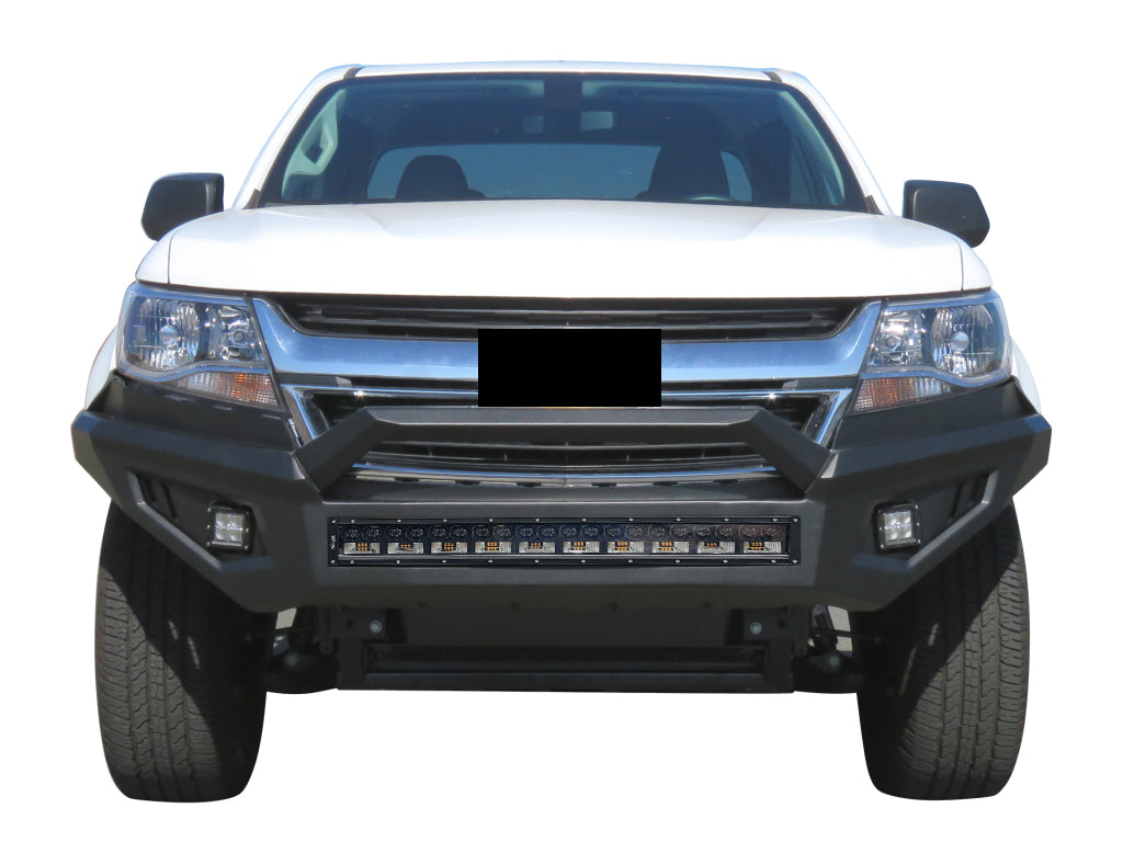 Vanguard Black Powdercoat Heavy Duty Bumpers And Grilles Front Bumpers Bumper for 2015-2024 chevrolet colorado nan