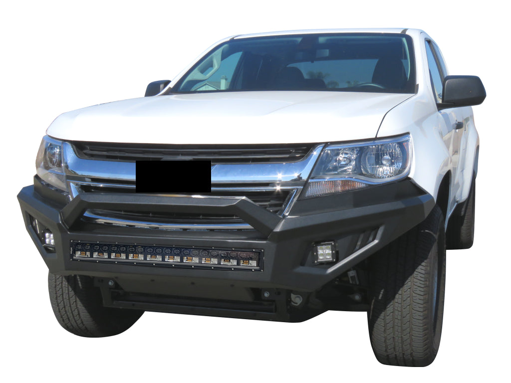 Vanguard Black Powdercoat Heavy Duty Bumpers And Grilles Front Bumpers Bumper for 2015-2024 chevrolet colorado nan