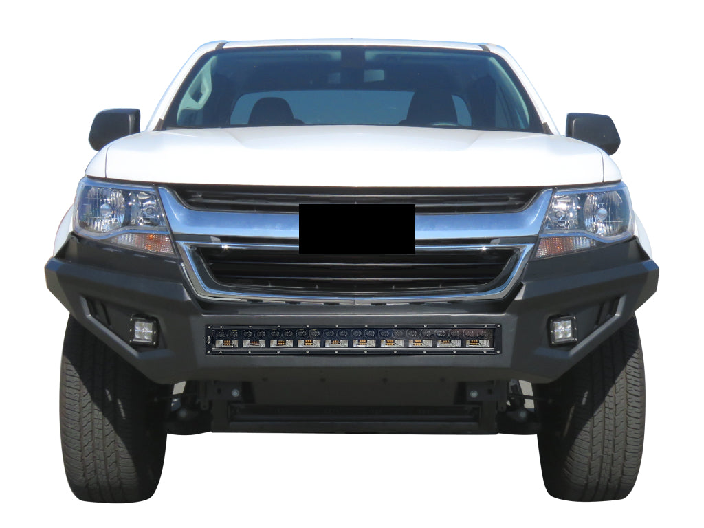 Vanguard Black Powdercoat Heavy Duty Bumpers And Grilles Front Bumpers Bumper for 2015-2024 chevrolet colorado nan