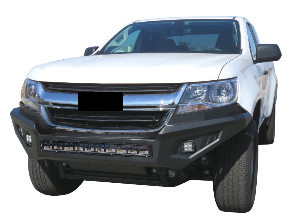 Vanguard Black Powdercoat Heavy Duty Bumpers And Grilles Front Bumpers Bumper for 2015-2024 chevrolet colorado nan