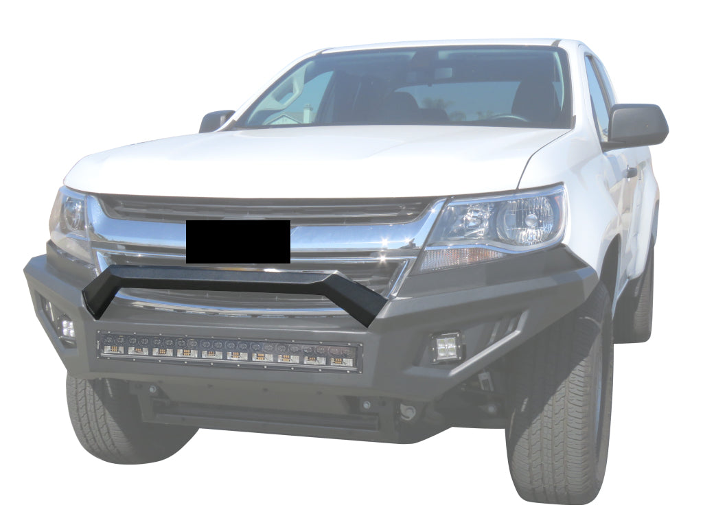 Vanguard Black Powdercoat Heavy Duty Bumpers And Grilles Front Bumpers Bumper for 2015-2024 chevrolet colorado nan