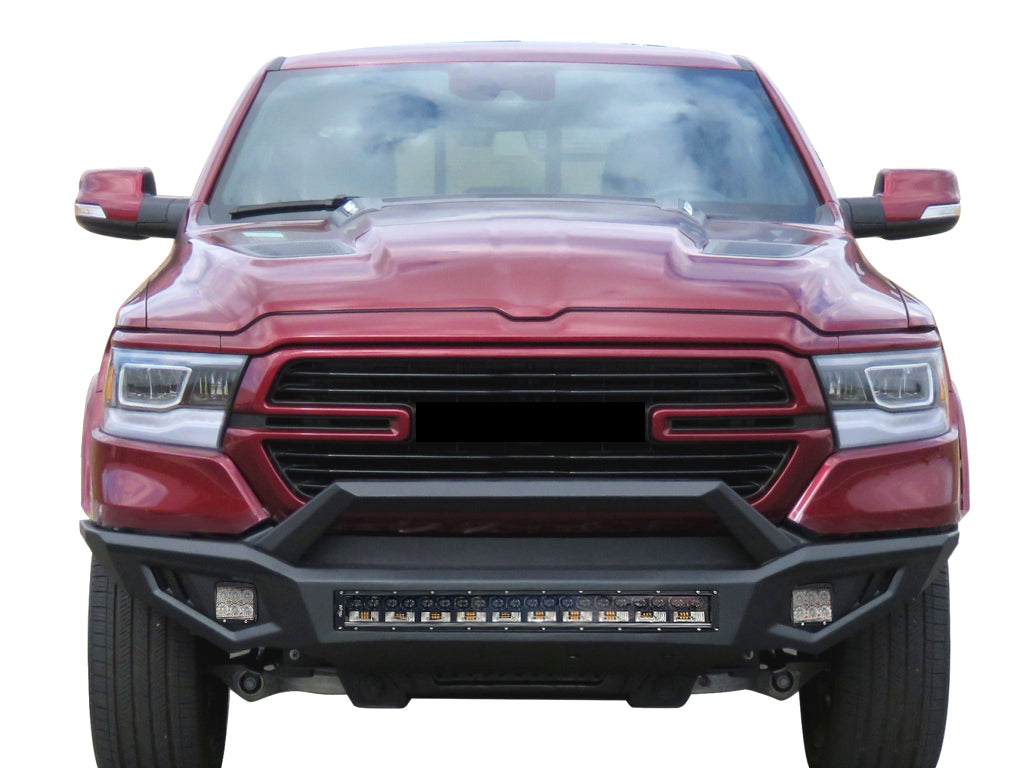 Vanguard Black Powdercoat Heavy Duty Bumpers And Grilles Front Bumpers Bumper for 2019-2024 ram 1500 nan