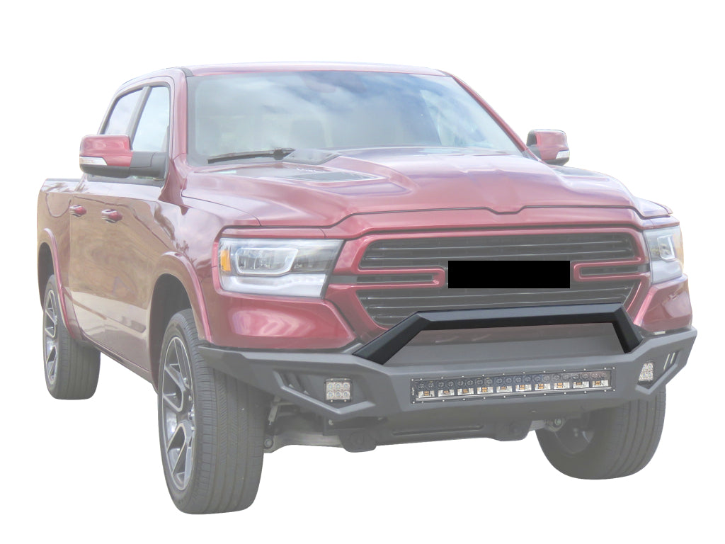Vanguard Black Powdercoat Heavy Duty Bumpers And Grilles Front Bumpers Bumper for 2019-2024 ram 1500 nan