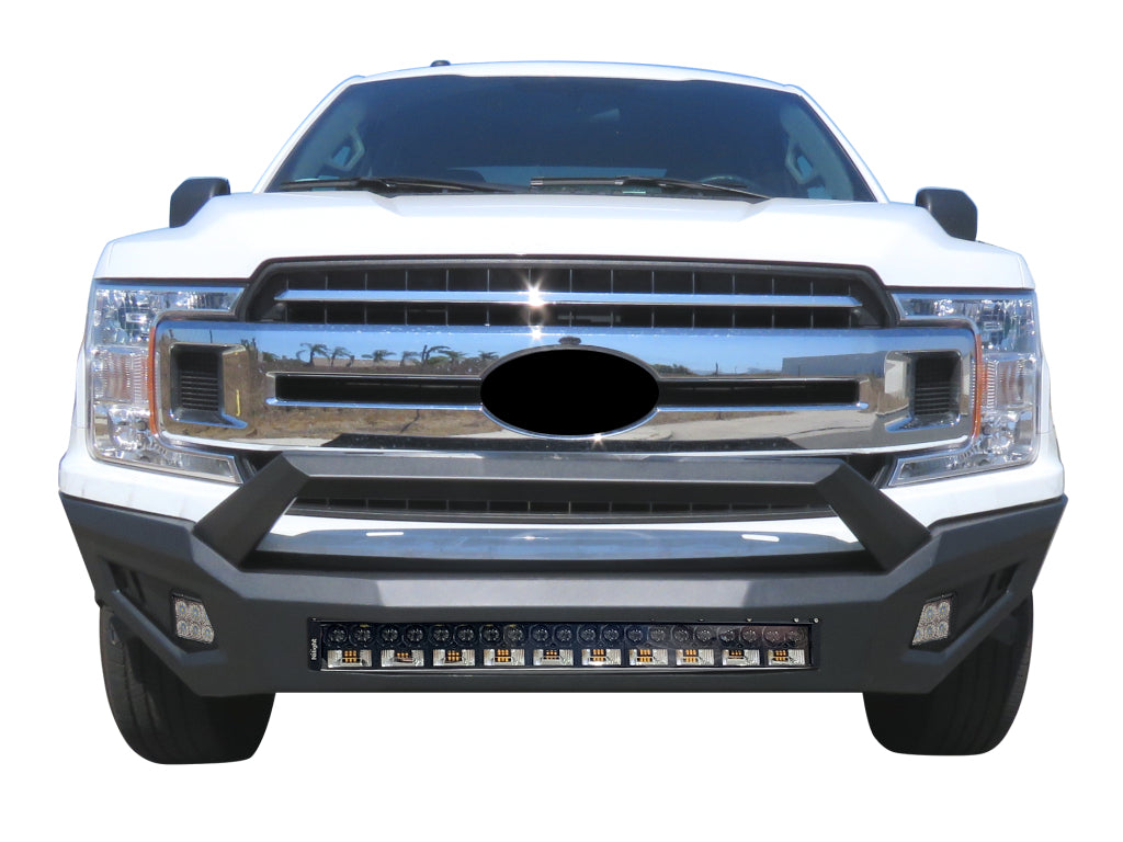 Vanguard Black Powdercoat Heavy Duty Bumpers And Grilles Front Bumpers Bumper for 2018-2020 ford f-150 nan